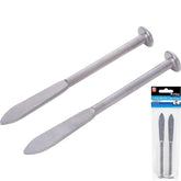 BlueSpot 2pc Footprint Line Pins Brick Layer Pegs Setting Out Building Pin Set